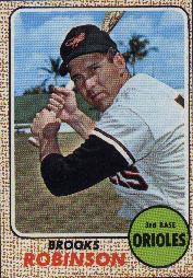 1968 Topps Baseball Cards      020      Brooks Robinson